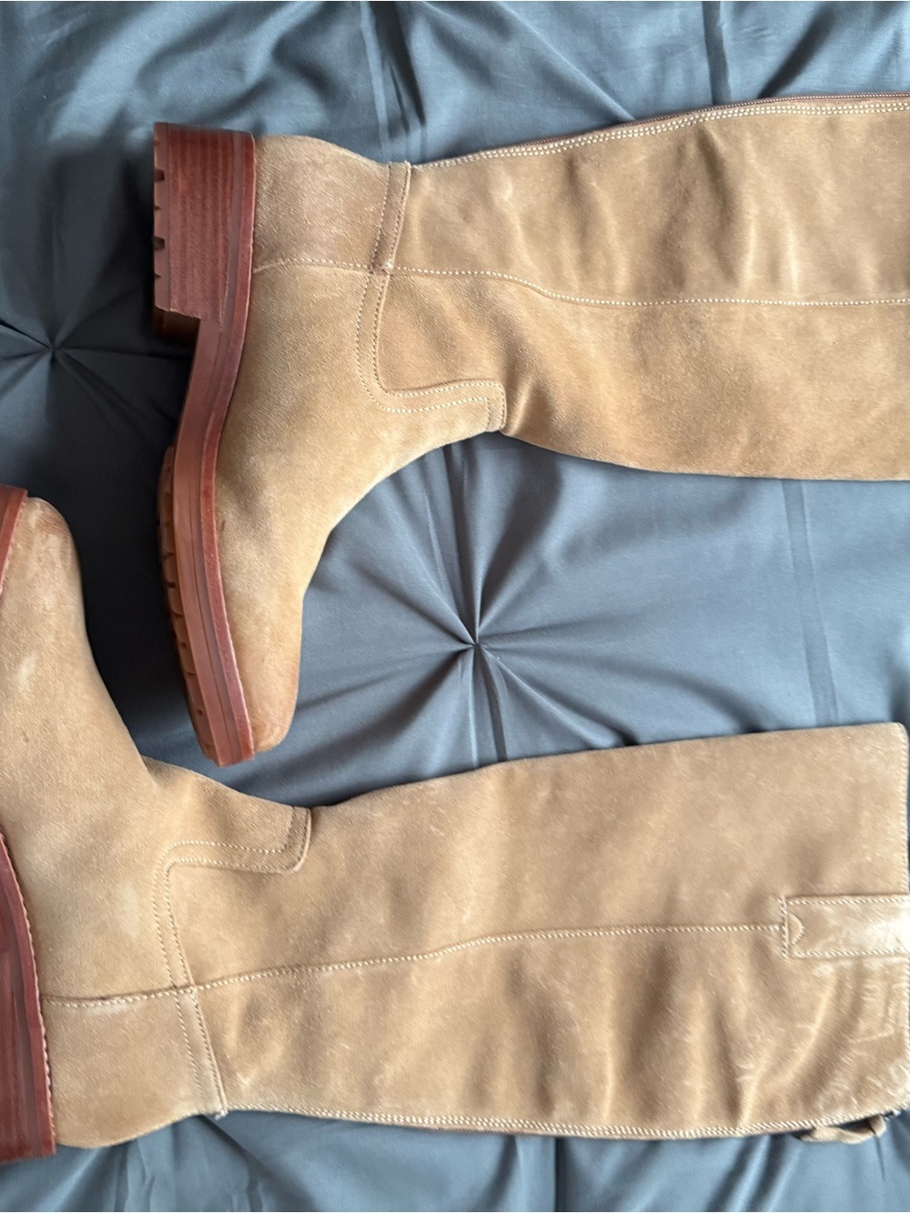 Nordstrom Womenโs Sofft Tall Suede Boots in Tan